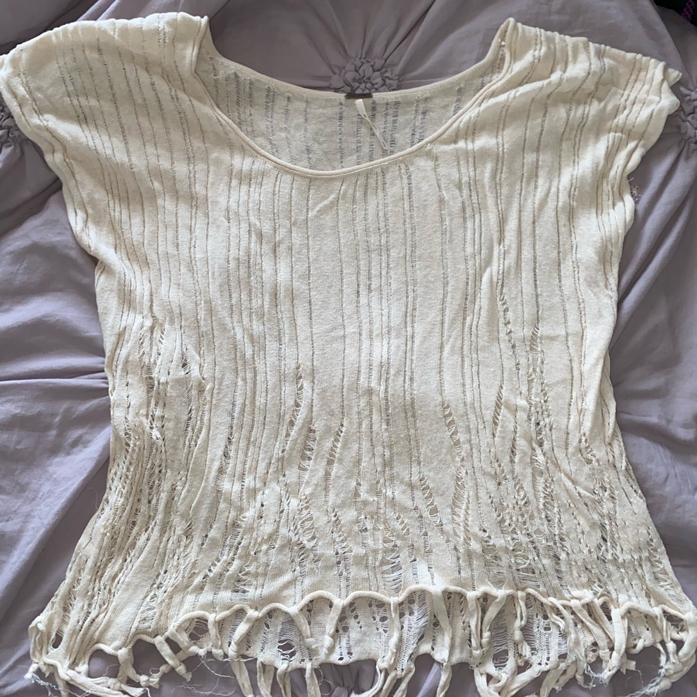 Free People crotchet top - Picture 1 of 4
